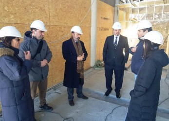 Muchnik, Battaini y Sagastume constataron el avance de obra del edificio del STJ
