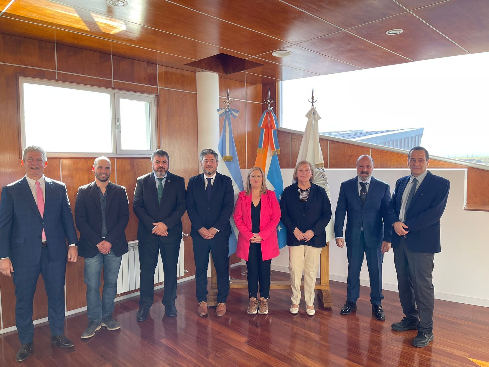 José Roberto Sappa, Presidente Electo, junto a ministros del Foro